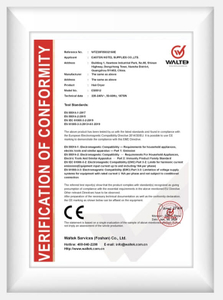 minibar Certificate CE Copy