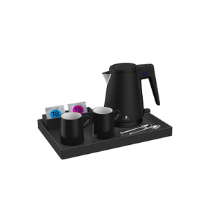 Wholesale Luxury Hotel Light Indicator 0.8L Electric Kettle Set for Hotel Rooms