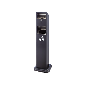 Wholesale Hotel Customized Standing Cigarette Butt Holder Metal Cigarette Bin
