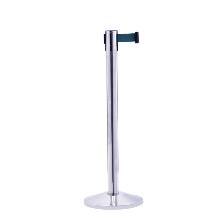 Stainless Steel with Polished Finish Telescopic Isolation Stanchion for Hotel 