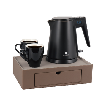 OEM available hotel kettle tray and 600ml modern automatic electric kettle