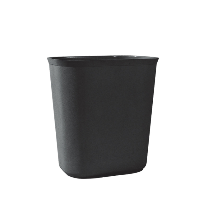 Hotel Indoor 14L Capacity Black Color Waste Skip Bin
