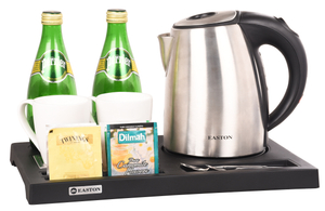 Hotel Kettle with Wooden Tray Set 