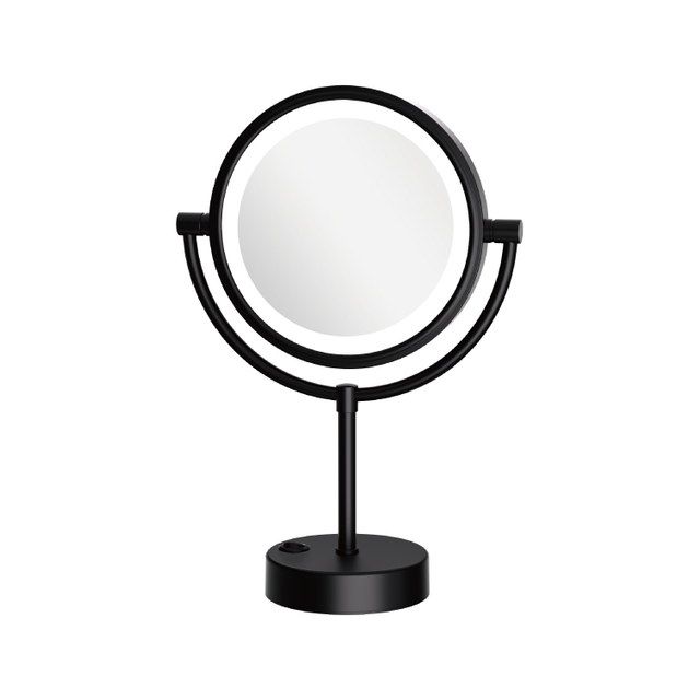 Best quality hotel vanity led light desktop design height adjustable mirror