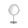 Desktop design double sided hotel mirrors beauty bath makeup mirror