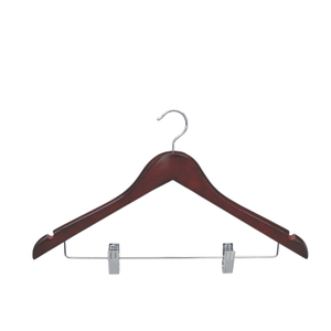 Easton Hot Sale Hotel Wood Silver Chrome Hook Clips Female Hanger