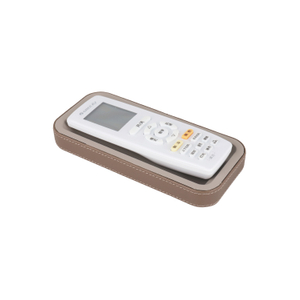 Manufacturer hotel leather products brown pu leather remote control holder