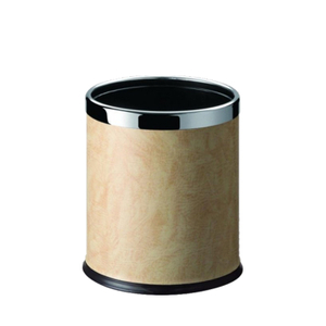 ES8007 Hotel Ivory Leatherette Cover Trash Can