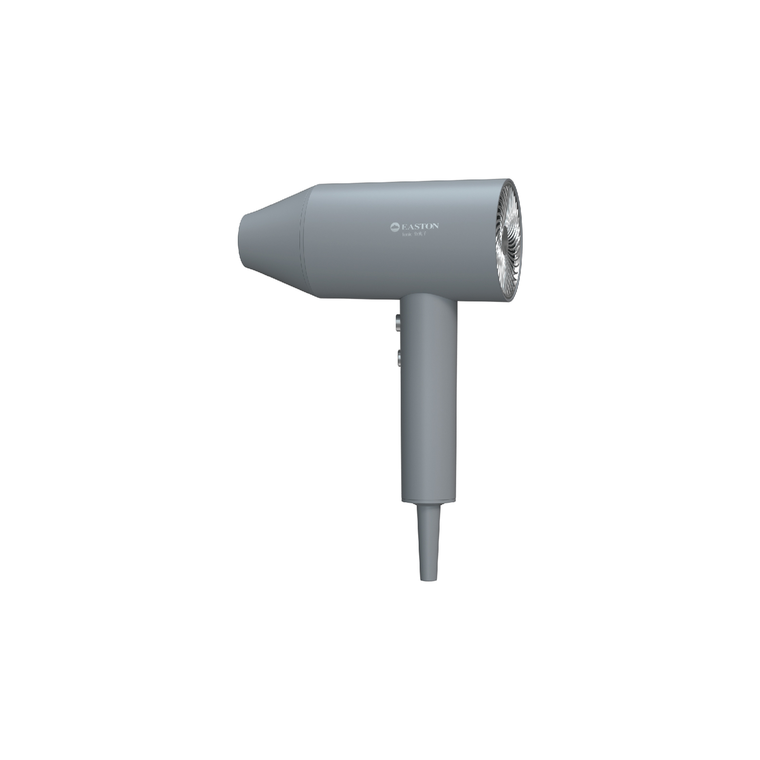 Matte Anion Hair Dryer for Hotel Room Silver
