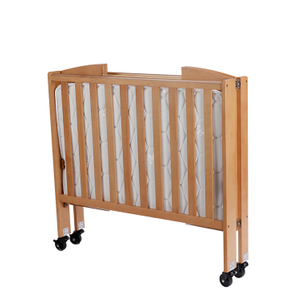 Folding Design Wooden Baby Crib