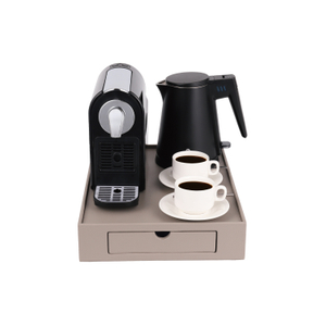 2023 new hotel electric kettle welcome tray set and coffee making machines