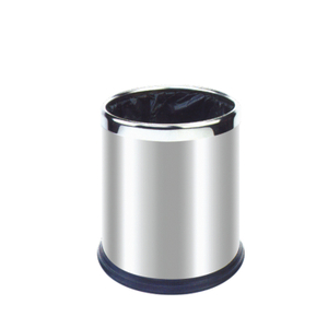 Hotel Brushed Stainless Steel outside Trash Bin