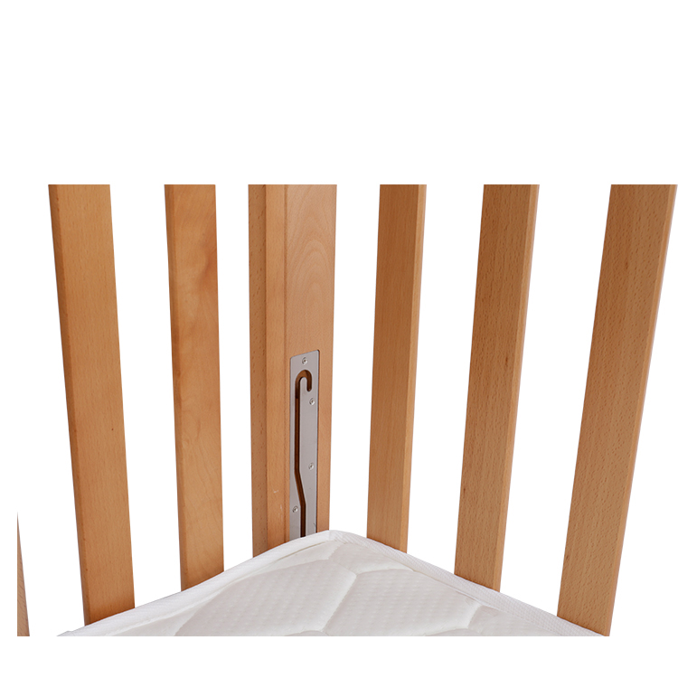 Folding Design Wooden Baby Crib