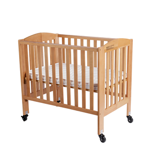Folding Design Wooden Baby Crib