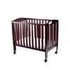 Wooden Folding Design Adjustable Height Baby Crib