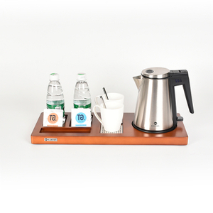Luxury Hotel Supplies 0.8L Electric Water Kettle Welcome Tray Set
