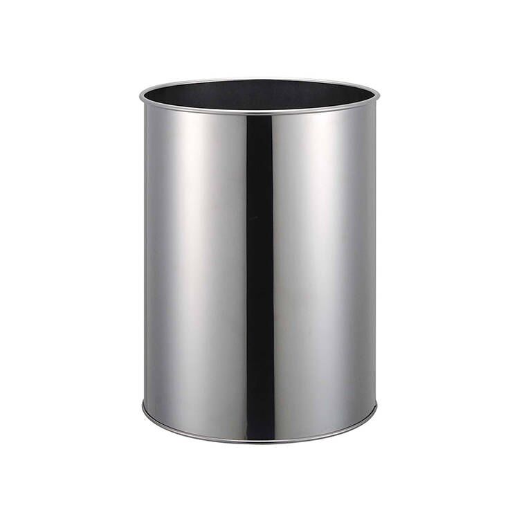 ES8008 Round Shape Stainless Steel 7L Capacity Trash bin