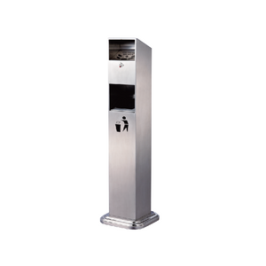 Hotel Floor-standing Cigarette Butt Bucket Stainless Steel Outdoor Ashtray Trash Bin