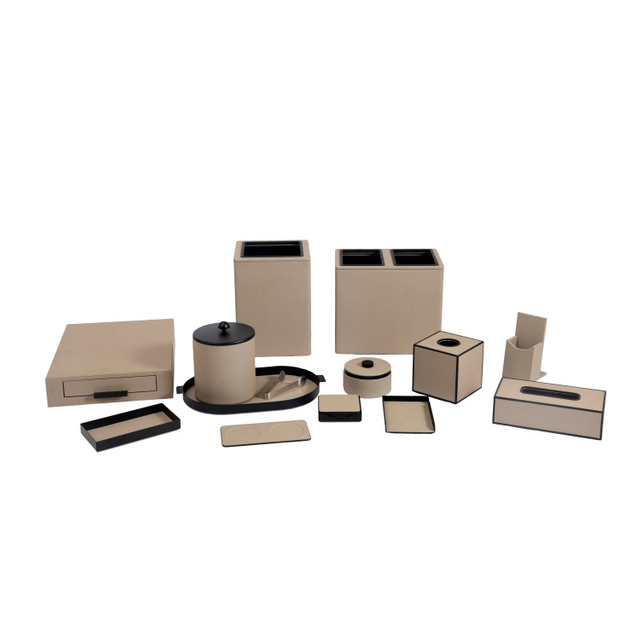EASTON 5 Star Hotel Guestroom Amenities List Leather Sets